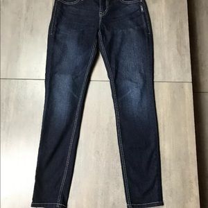 Silver Womens Jeans Blue Suki Jegging Skinny